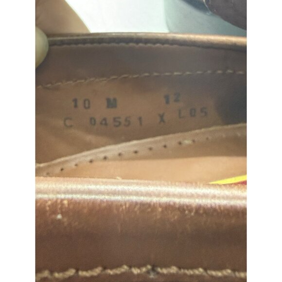 Cole Haan Venetian Loafers Men’s 10M Brown Leather Slip-On Moc Toe Casual Shoes